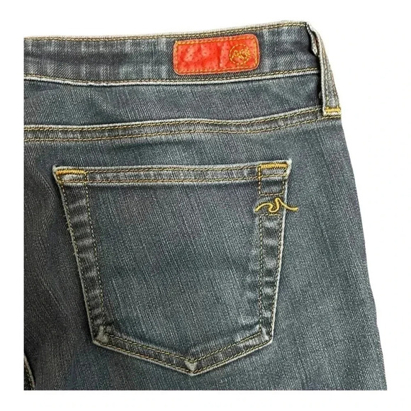 AG Adriano Goldschmied Jeans The Stilt Cigarette Leg Dark Wash Denim Women’s 28R - Picture 10 of 16